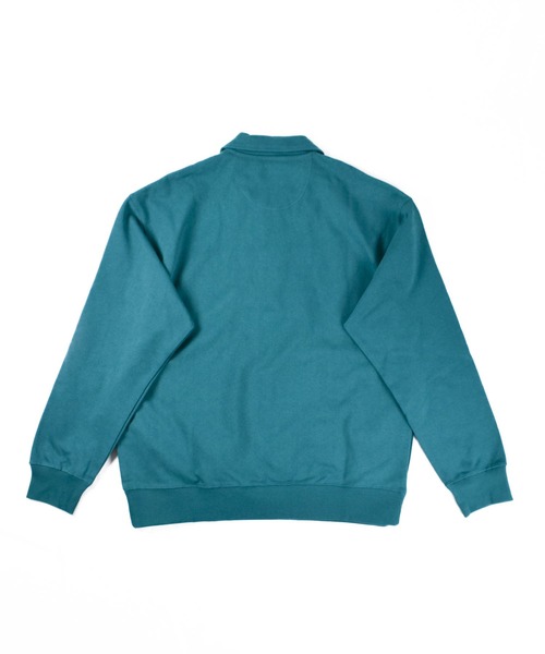 HUF(ハフ)の「【C-HUF】【HUF/ハフ】BIG BLOCK 1/4 ZIP PULLOVER FRENCH TERRY SWEAT SHIRTS FL00236(スウェット・メンズ・グリーン系その他/ブラック・SMALL/MEDIUM/LARGE/X-LARGE/XX-LARGE)」の3枚目の写真