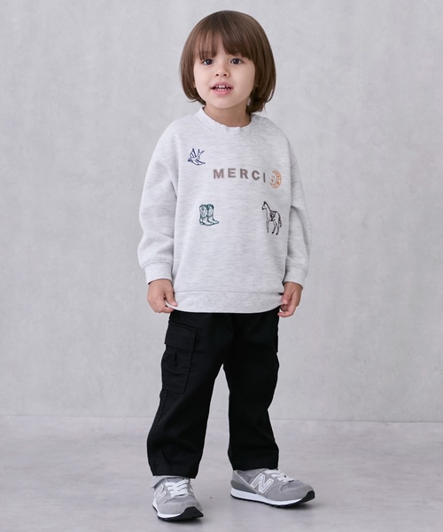 petit main（プティマイン）の「カーゴパンツ（カーゴパンツ・キッズ・ベージュ/カラフル/カーキ/ブラック・90cm/120cm/110cm/100cm/130cm/80ｃｍ）」の2枚目の写真