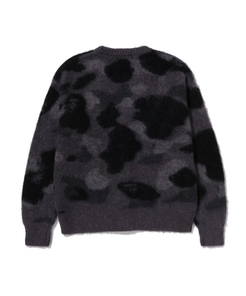 A BATHING APE（アベイシングエイプ）の「COLOR CAMO MOHAIR KNIT CARDIGAN（ニット/セーター・メンズ・パープル/ブラック・LARGE/MEDIUM/SMALL/X-LARGE）」の3枚目の写真