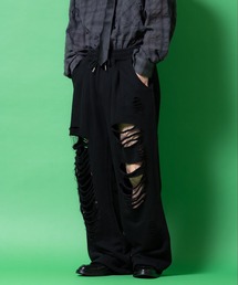 a.p.o.v.（エーピーオービー）の「a.p.o.v. スーパークラッシュダメージワイドスウェットパンツ（スウェットパンツ）」