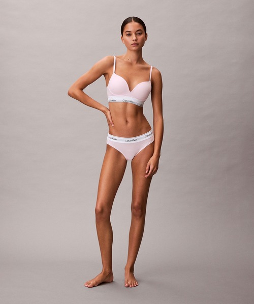 Calvin Klein(カルバン・クライン)の「Icon Cotton Modal ビキニショーツ(ショーツ・レディース・ピンク/ダークブルー/ピンク系その他/ブルー系その他/グレー・XS/S/M/L)」の12枚目の写真