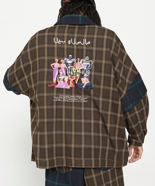 STOF(ストフ)の「TRIBE EMBROI CHANGE JACKET(ブルゾン・メンズ・ブラック/レッド・S/M)」の3枚目の写真