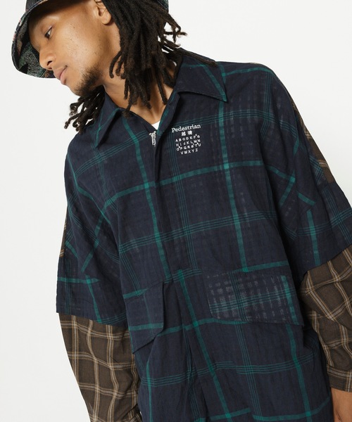 STOF(ストフ)の「TRIBE EMBROI CHANGE JACKET(ブルゾン・メンズ・ブラック/レッド・S/M)」の4枚目の写真