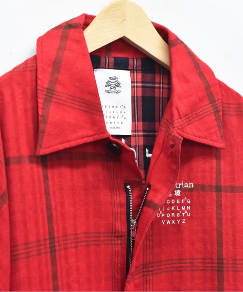 STOF(ストフ)の「TRIBE EMBROI CHANGE JACKET(ブルゾン・メンズ・ブラック/レッド・S/M)」の21枚目の写真