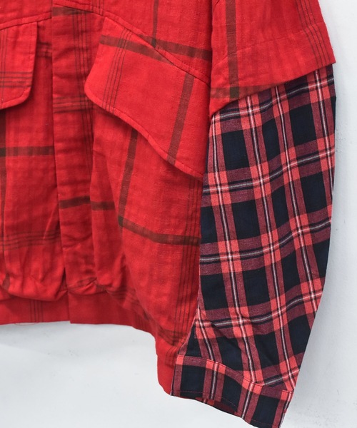 STOF(ストフ)の「TRIBE EMBROI CHANGE JACKET(ブルゾン・メンズ・ブラック/レッド・S/M)」の22枚目の写真