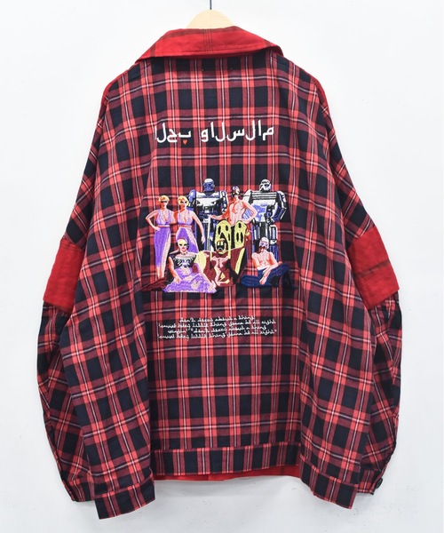STOF(ストフ)の「TRIBE EMBROI CHANGE JACKET(ブルゾン・メンズ・ブラック/レッド・S/M)」の20枚目の写真
