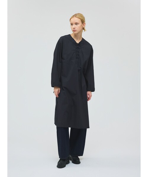 mizuiroind(ミズイロインド)の「mizuiro ind レースアップワンピース(ワンピース・レディース・オフホワイト/ネイビー/ブラック・FREE)」の11枚目の写真