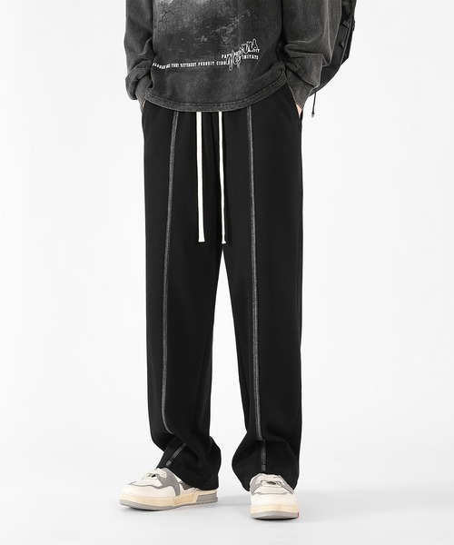 aimoha(アイモハ)の「aimoha neo ロングドローコード イージーパンツ/Long drawcord easy pants(その他パンツ・メンズ・グリーン/ブラック・MEDIUM/SMALL/LARGE)」の2枚目の写真