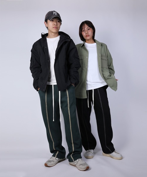 aimoha(アイモハ)の「aimoha neo ロングドローコード イージーパンツ/Long drawcord easy pants(その他パンツ・メンズ・グリーン/ブラック・MEDIUM/SMALL/LARGE)」の3枚目の写真