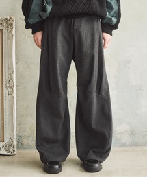 CASPER JOHN | Melton tuck pants/メルトンタックパンツ(その他パンツ)