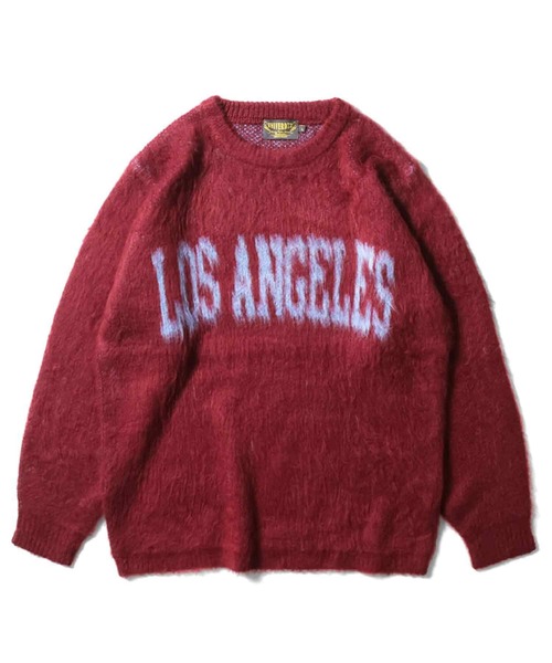 Beautiful Harmony（ビューティフルハーモニー）の「UNIVERD72 モヘアタッチセーター(LOS ANGELES)（ニット/セーター・メンズ・オフホワイト/ネイビー/マルーン・LARGE/MEDIUM/XX-LARGE/X-LARGE）」の3枚目の写真