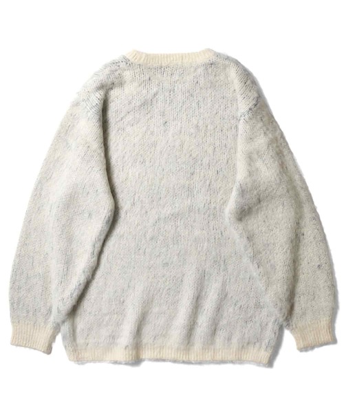 Beautiful Harmony（ビューティフルハーモニー）の「UNIVERD72 モヘアタッチセーター(LOS ANGELES)（ニット/セーター・メンズ・オフホワイト/ネイビー/マルーン・LARGE/MEDIUM/XX-LARGE/X-LARGE）」の4枚目の写真