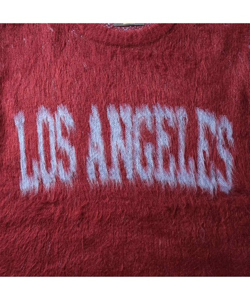 Beautiful Harmony（ビューティフルハーモニー）の「UNIVERD72 モヘアタッチセーター(LOS ANGELES)（ニット/セーター・メンズ・オフホワイト/ネイビー/マルーン・LARGE/MEDIUM/XX-LARGE/X-LARGE）」の6枚目の写真