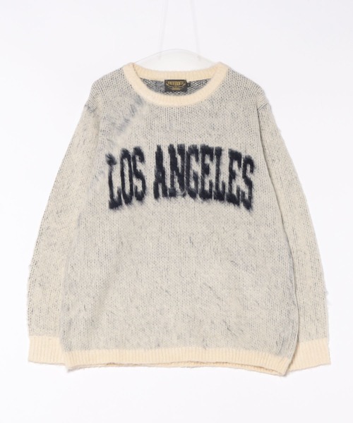 Beautiful Harmony（ビューティフルハーモニー）の「UNIVERD72 モヘアタッチセーター(LOS ANGELES)（ニット/セーター・メンズ・オフホワイト/ネイビー/マルーン・LARGE/MEDIUM/XX-LARGE/X-LARGE）」の7枚目の写真