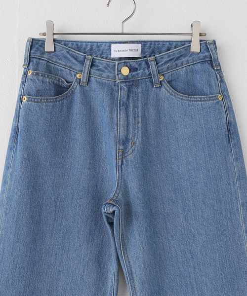 Tu es mon TRESOR(トゥ エ モン トレゾア)の「【TU ES MON TRESOR/トゥ エ モン トレゾア】 The Kyanite Jean(デニムパンツ・レディース・ブルー・25/26/27)」の3枚目の写真