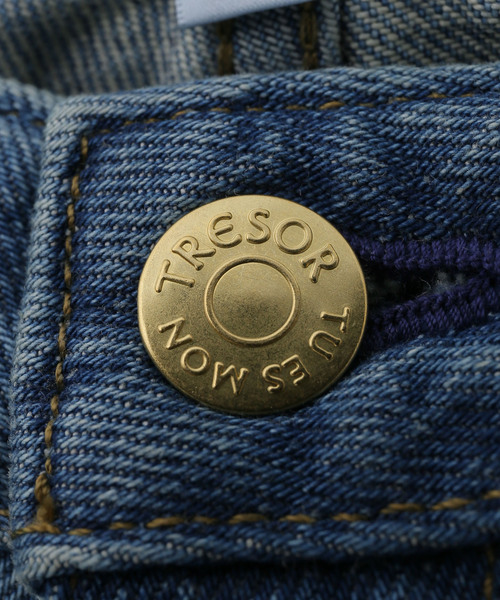 Tu es mon TRESOR(トゥ エ モン トレゾア)の「【TU ES MON TRESOR/トゥ エ モン トレゾア】 The Kyanite Jean(デニムパンツ・レディース・ブルー・25/26/27)」の5枚目の写真