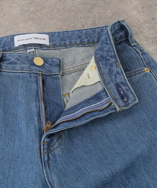 Tu es mon TRESOR(トゥ エ モン トレゾア)の「【TU ES MON TRESOR/トゥ エ モン トレゾア】 The Kyanite Jean(デニムパンツ・レディース・ブルー・25/26/27)」の6枚目の写真