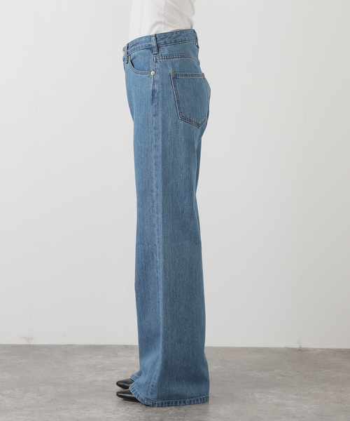 Tu es mon TRESOR(トゥ エ モン トレゾア)の「【TU ES MON TRESOR/トゥ エ モン トレゾア】 The Kyanite Jean(デニムパンツ・レディース・ブルー・25/26/27)」の12枚目の写真