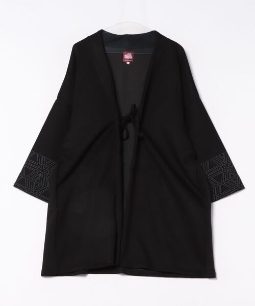 カヤ（カヤ）の「【カヤ】組子文様メンズニット羽織（カーディガン/ボレロ・メンズ・ブラウン/スミクロ/ネイビー・FREE）」の13枚目の写真