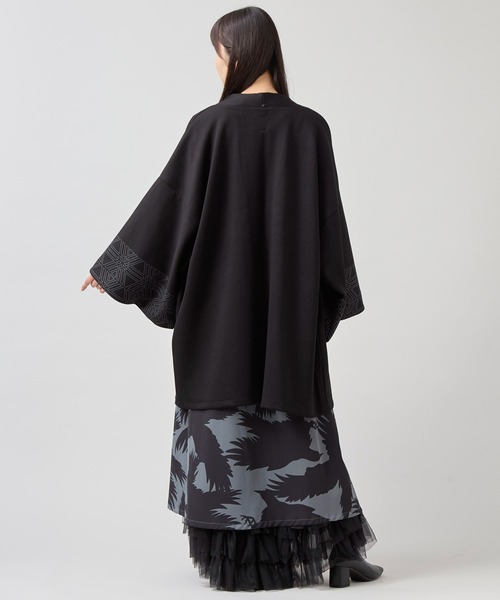 カヤ（カヤ）の「【カヤ】組子文様メンズニット羽織（カーディガン/ボレロ・メンズ・ブラウン/スミクロ/ネイビー・FREE）」の17枚目の写真