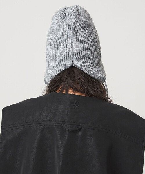 green label relaxing（グリーンレーベルリラクシング）の「【別注】＜INFIELDER DESIGN＞ビーニー / ニットキャップ（ニットキャップ/ビーニー・レディース・グレー系/ダークブラウン/コバルトブルー・FREE）」の5枚目の写真