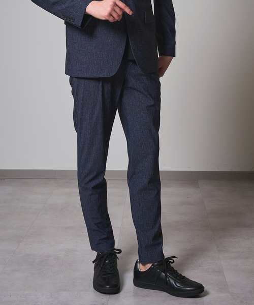TETE HOMME（テットオム）の「接触冷感 ストレッチプリントイージースラックス（スラックス・メンズ・ブラック/ネイビー・X-LARGE/XX-LARGE/LARGE）」の6枚目の写真