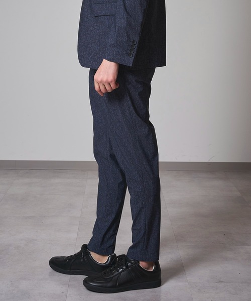 TETE HOMME（テットオム）の「接触冷感 ストレッチプリントイージースラックス（スラックス・メンズ・ブラック/ネイビー・X-LARGE/XX-LARGE/LARGE）」の3枚目の写真