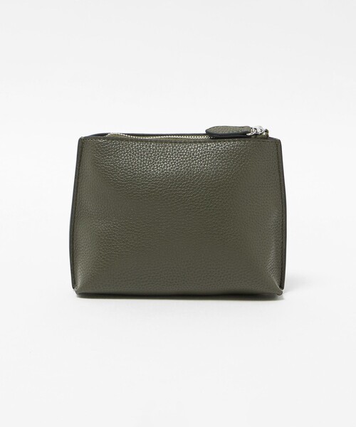 UNITED ARROWS(ユナイテッドアローズ)の「レザーライク ポーチ S(ポーチ・メンズ・オリーブ/ブラック/ネイビー/ダークグレー・FREE)」の6枚目の写真