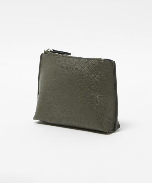UNITED ARROWS(ユナイテッドアローズ)の「レザーライク ポーチ S(ポーチ・メンズ・オリーブ/ブラック/ネイビー/ダークグレー・FREE)」の7枚目の写真