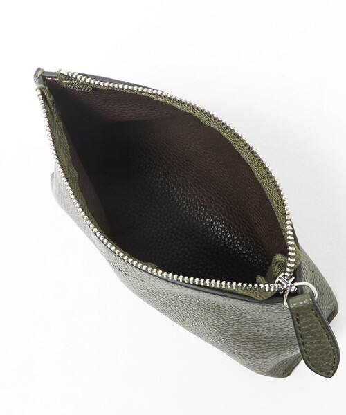 UNITED ARROWS(ユナイテッドアローズ)の「レザーライク ポーチ S(ポーチ・メンズ・オリーブ/ブラック/ネイビー/ダークグレー・FREE)」の9枚目の写真