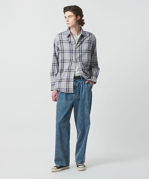 セール】＜one BEAUTY&YOUTH＞Y/DYE ブラッシュ シャツ FORM型（シャツ