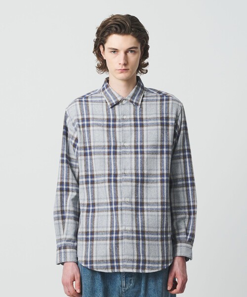 セール】＜one BEAUTY&YOUTH＞Y/DYE ブラッシュ シャツ FORM型（シャツ