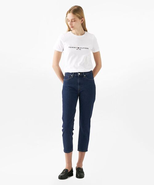 TOMMY HILFIGER(トミーヒルフィガー)の「スリムシガレットパンツ(チノパンツ・レディース・インディゴブルー・27inch)」の2枚目の写真