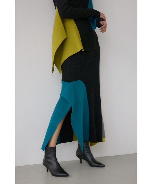 AZUL by moussy（アズールバイマウジー）の「【PLUS】パネルマーメイドスカート（スカート・レディース・ブラック/グレー系その他/ブラック系その他・SMALL/MEDIUM）」の15枚目の写真