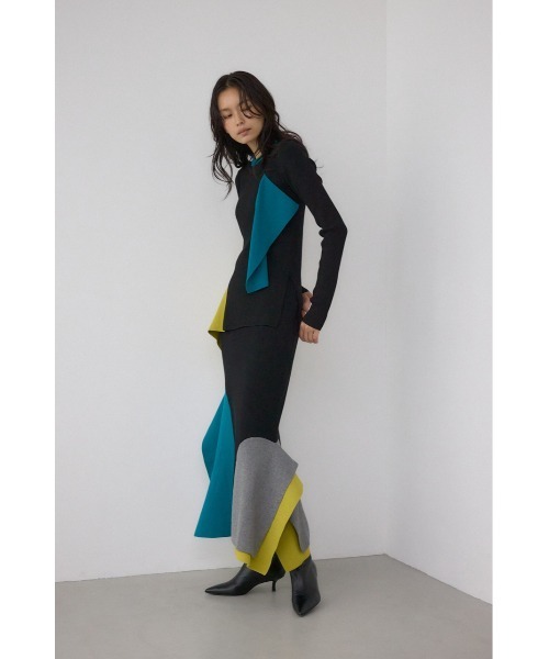 AZUL by moussy（アズールバイマウジー）の「【PLUS】パネルマーメイドスカート（スカート・レディース・ブラック/グレー系その他/ブラック系その他・SMALL/MEDIUM）」の16枚目の写真