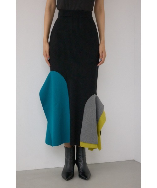 AZUL by moussy（アズールバイマウジー）の「【PLUS】パネルマーメイドスカート（スカート・レディース・ブラック/グレー系その他/ブラック系その他・SMALL/MEDIUM）」の17枚目の写真
