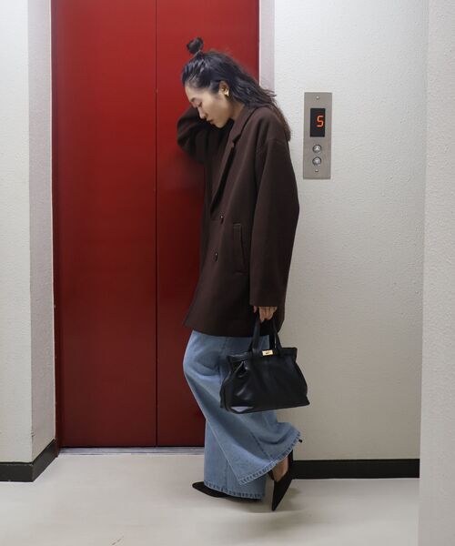 セール】ウールオーバーチェスターハーフコート（チェスターコート