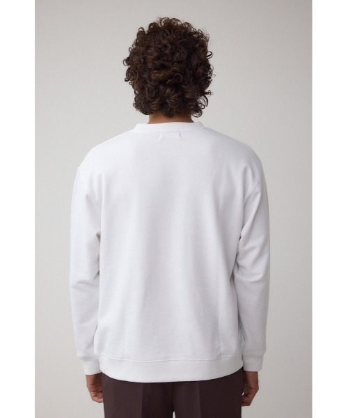 AZUL by moussy(アズールバイマウジー)の「スプレー柄スウェットトップス(スウェット・メンズ・杢グレー/ブラック/ホワイト・MEDIUM/LARGE)」の9枚目の写真
