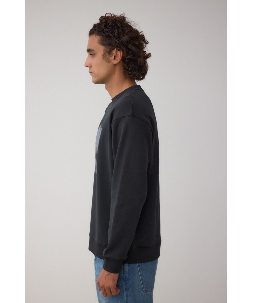 AZUL by moussy(アズールバイマウジー)の「スプレー柄スウェットトップス(スウェット・メンズ・杢グレー/ブラック/ホワイト・MEDIUM/LARGE)」の19枚目の写真