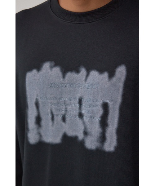 AZUL by moussy(アズールバイマウジー)の「スプレー柄スウェットトップス(スウェット・メンズ・杢グレー/ブラック/ホワイト・MEDIUM/LARGE)」の22枚目の写真