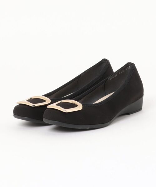 Bridget Birkin（ブリジットバーキン）の「【Bridget Birkin Walk】メタルバックルウォーキングパンプス(55220B)（パンプス・レディース・ブラック系その他/ブラック/ブラック系その他2/ベージュ/ネイビー・23/23.5/24/22.5/24.5）」の2枚目の写真