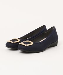 【Bridget Birkin Walk】メタルバックルウォーキングパンプス(55220B)