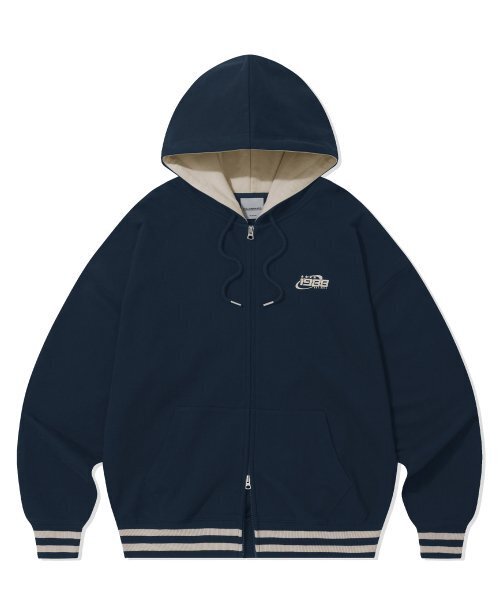 F.ILLUMINATE(フィルミネイト)の「1988 サークルロゴ フードジップアップ - ネイビー(パーカー・レディース・その他・SMALL/MEDIUM/LARGE)」の2枚目の写真
