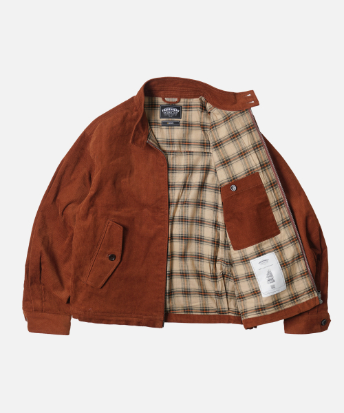 FRIZMWORKS(フリズムワークス)の「CORDUROY BUDDY HARRINGTON JACKET _ BRICK(ブルゾン・メンズ・その他・LARGE/X-LARGE/SMALL/MEDIUM)」の2枚目の写真