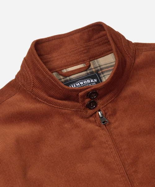 FRIZMWORKS(フリズムワークス)の「CORDUROY BUDDY HARRINGTON JACKET _ BRICK(ブルゾン・メンズ・その他・LARGE/X-LARGE/SMALL/MEDIUM)」の4枚目の写真