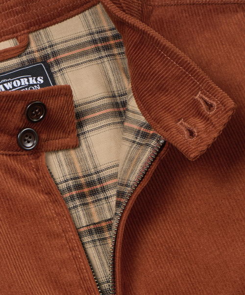 FRIZMWORKS(フリズムワークス)の「CORDUROY BUDDY HARRINGTON JACKET _ BRICK(ブルゾン・メンズ・その他・LARGE/X-LARGE/SMALL/MEDIUM)」の5枚目の写真