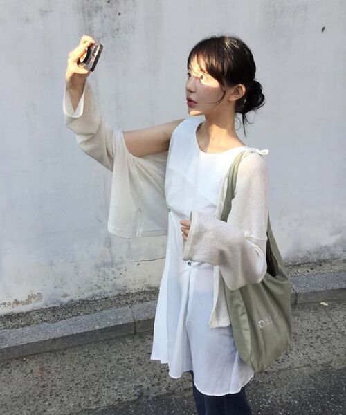 Miseki SEOUL(ミセキソウル)の「Billow sheer sleeveless one piece IVORY(ワンピース・レディース・その他・1/2)」の5枚目の写真