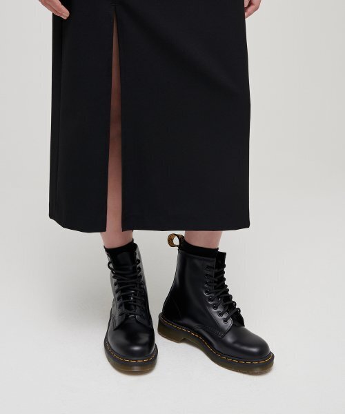 MUSINSA STANDARD WOMAN（ムシンサスタンダードウーマン）の「レディースハイウエストスリットロングスカート[ブラック]（スカート・レディース・その他・SMALL/MEDIUM/LARGE/X-SMALL）」の3枚目の写真