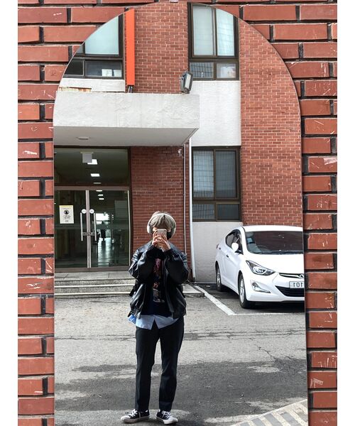 MUSINSA STANDARD WOMAN（ムシンサスタンダードウーマン）の「レディーススリムストレート隠しバンディングスラックス[ブラック]（スラックス・レディース・その他・30/31/24/25/26/27/28/29/34/32）」の17枚目の写真