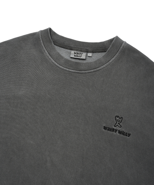 Wacky WiLLy（ワッキーウィリー）の「ロゴピグメントスウェットチャコール（スウェット・レディース・その他・SMALL/MEDIUM/LARGE/X-LARGE）」の4枚目の写真